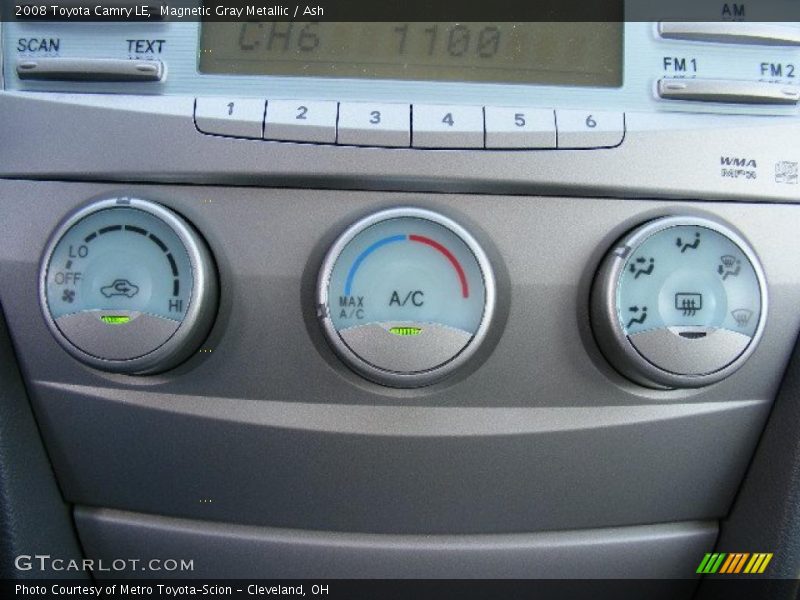 Magnetic Gray Metallic / Ash 2008 Toyota Camry LE
