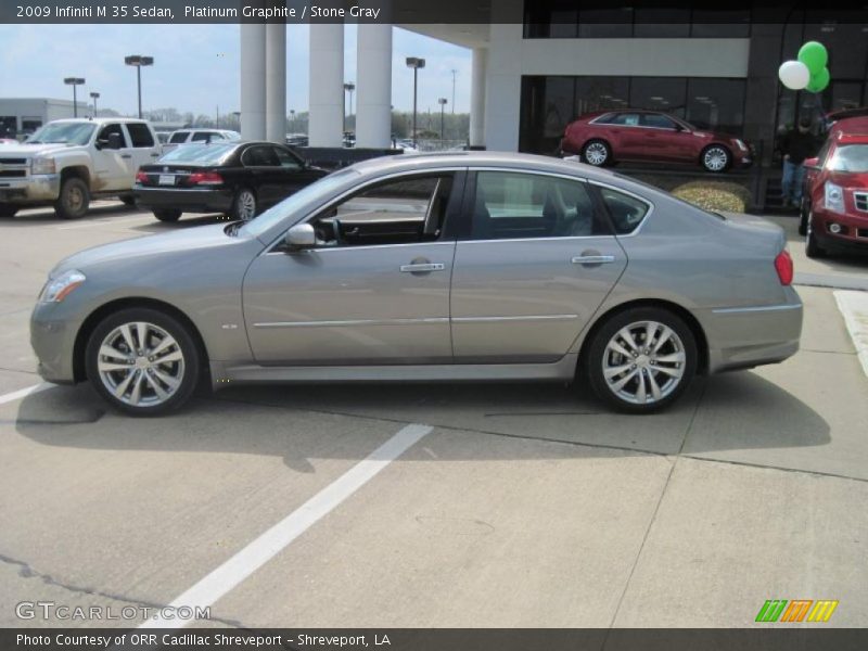 Platinum Graphite / Stone Gray 2009 Infiniti M 35 Sedan