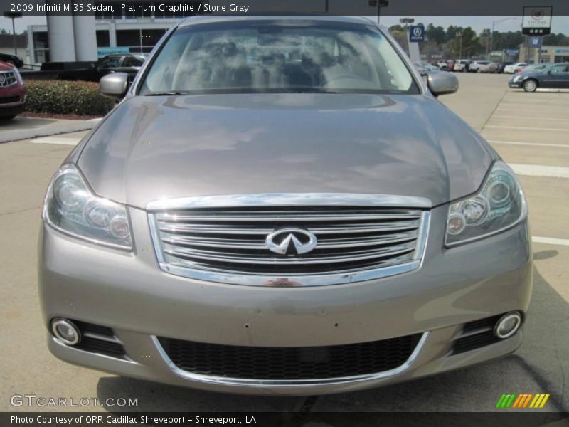 Platinum Graphite / Stone Gray 2009 Infiniti M 35 Sedan