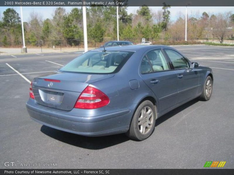 Platinum Blue Metallic / Ash Grey 2003 Mercedes-Benz E 320 Sedan