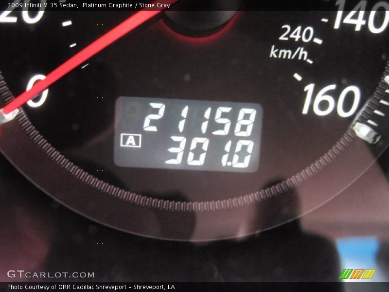 Platinum Graphite / Stone Gray 2009 Infiniti M 35 Sedan