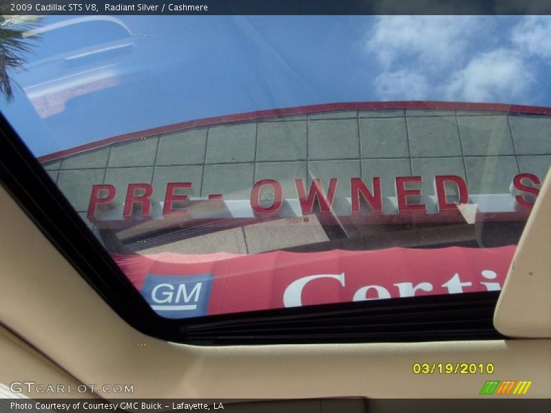 Radiant Silver / Cashmere 2009 Cadillac STS V8