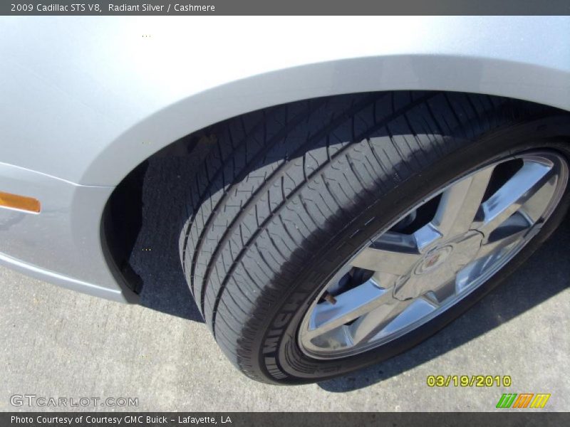 Radiant Silver / Cashmere 2009 Cadillac STS V8