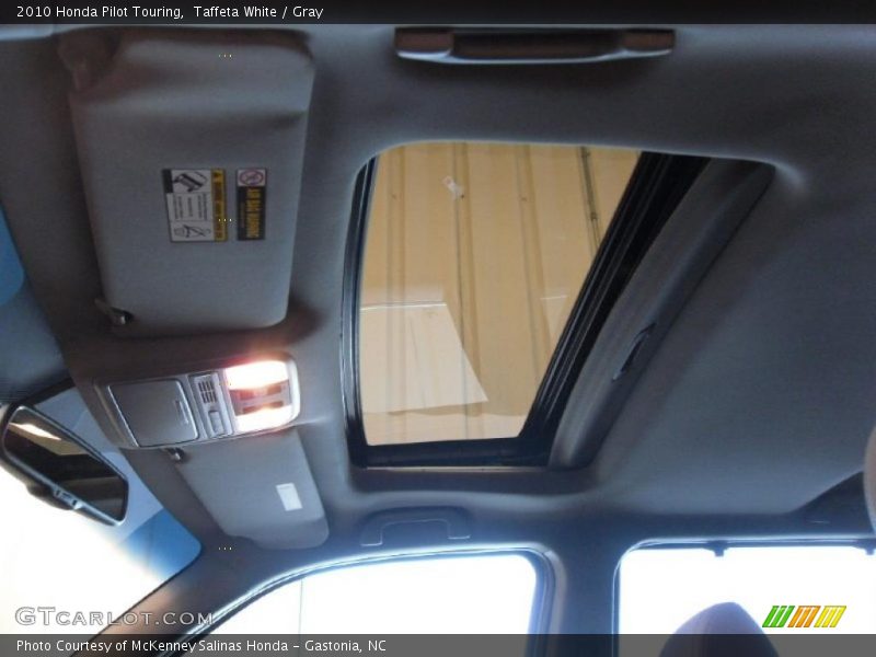 Taffeta White / Gray 2010 Honda Pilot Touring