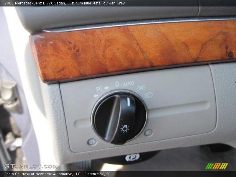Platinum Blue Metallic / Ash Grey 2003 Mercedes-Benz E 320 Sedan
