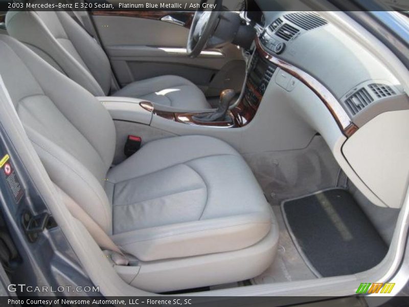 Platinum Blue Metallic / Ash Grey 2003 Mercedes-Benz E 320 Sedan