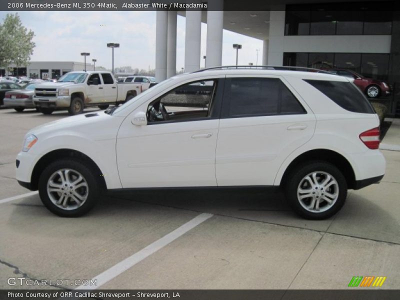 Alabaster White / Macadamia 2006 Mercedes-Benz ML 350 4Matic