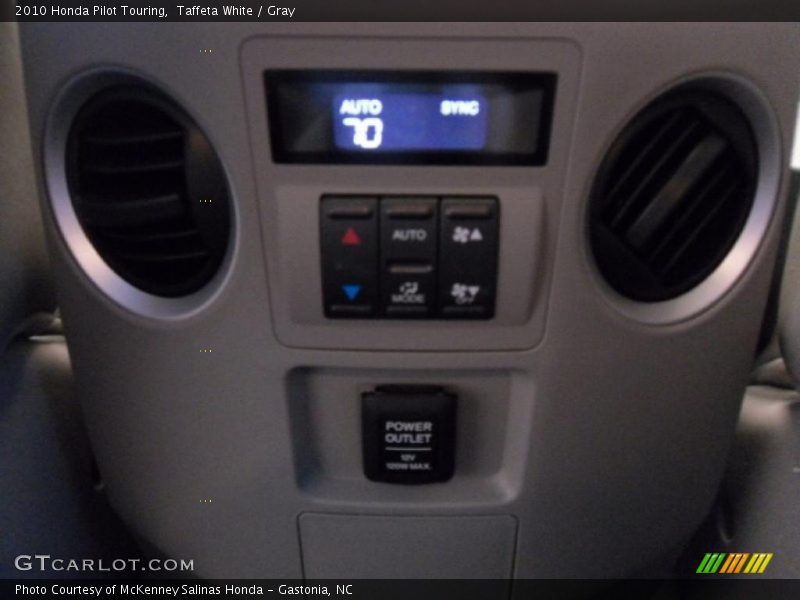 Taffeta White / Gray 2010 Honda Pilot Touring