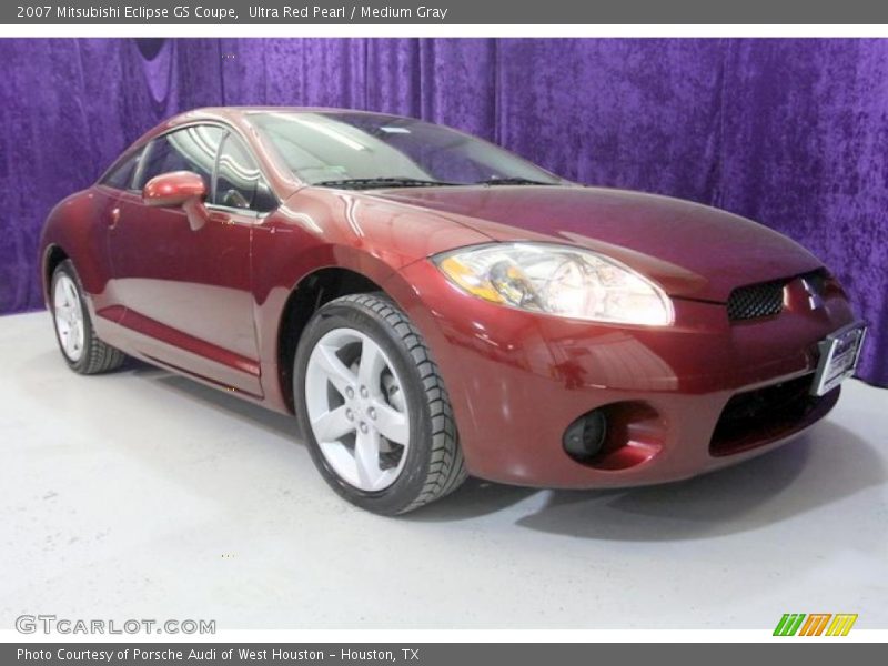 Ultra Red Pearl / Medium Gray 2007 Mitsubishi Eclipse GS Coupe