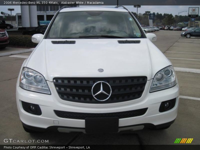 Alabaster White / Macadamia 2006 Mercedes-Benz ML 350 4Matic