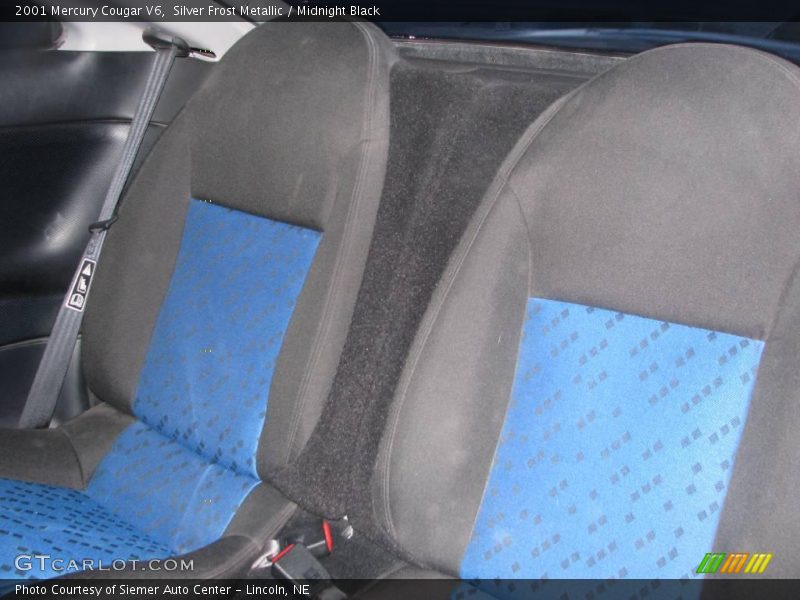 Silver Frost Metallic / Midnight Black 2001 Mercury Cougar V6