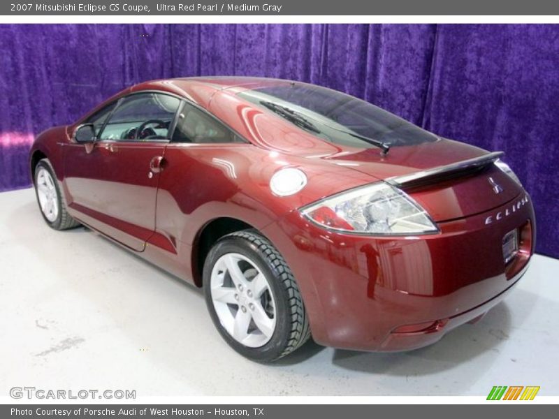 Ultra Red Pearl / Medium Gray 2007 Mitsubishi Eclipse GS Coupe