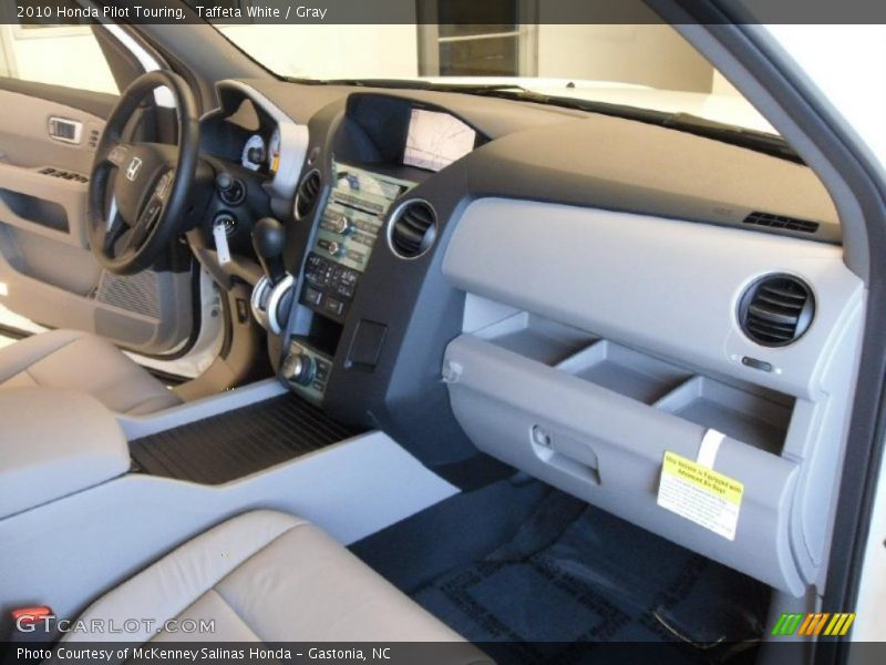 Taffeta White / Gray 2010 Honda Pilot Touring