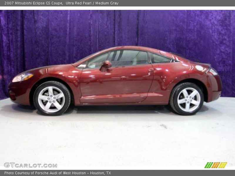 Ultra Red Pearl / Medium Gray 2007 Mitsubishi Eclipse GS Coupe