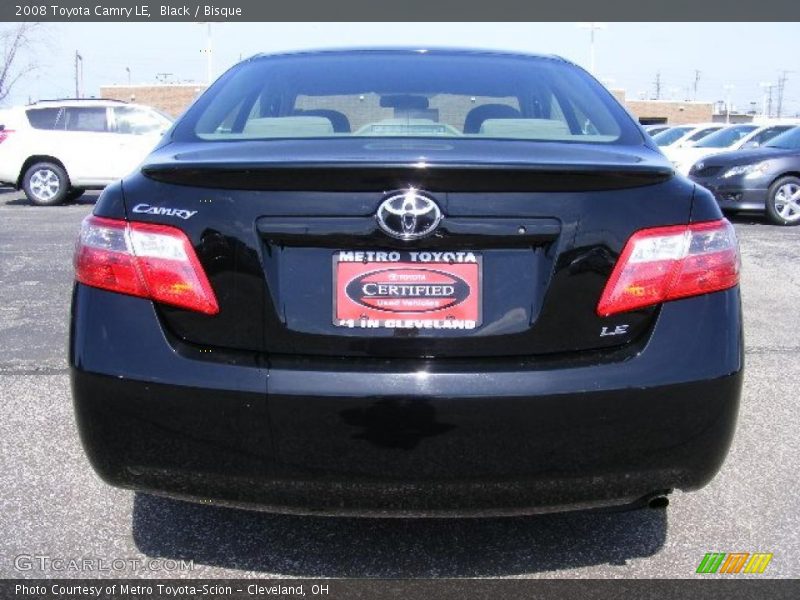 Black / Bisque 2008 Toyota Camry LE
