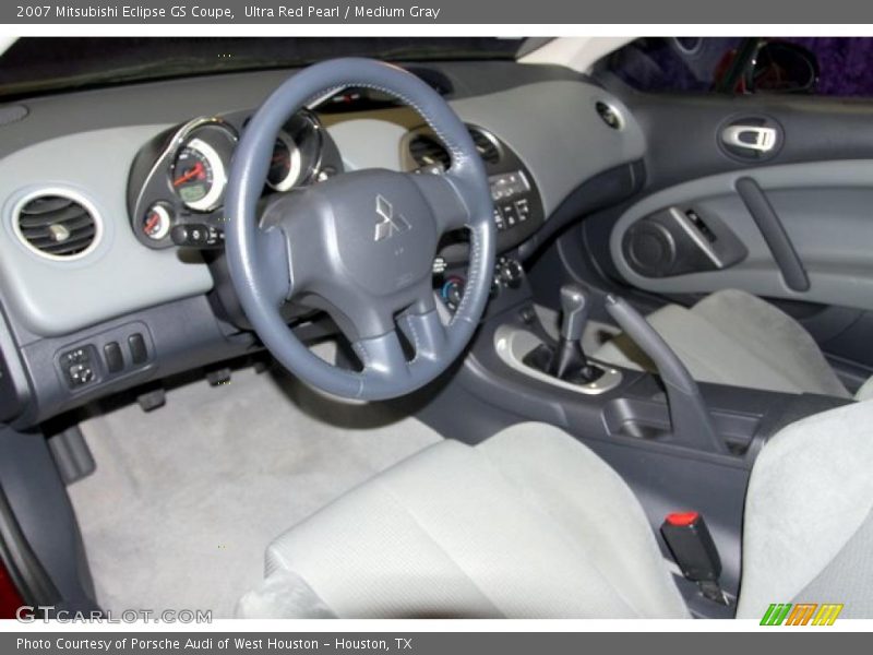 Ultra Red Pearl / Medium Gray 2007 Mitsubishi Eclipse GS Coupe
