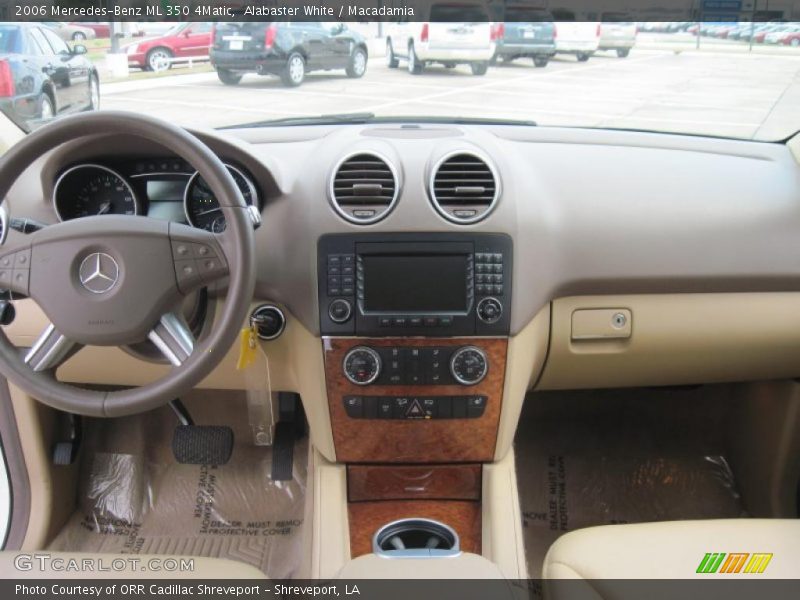 Alabaster White / Macadamia 2006 Mercedes-Benz ML 350 4Matic