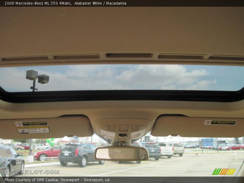 Alabaster White / Macadamia 2006 Mercedes-Benz ML 350 4Matic