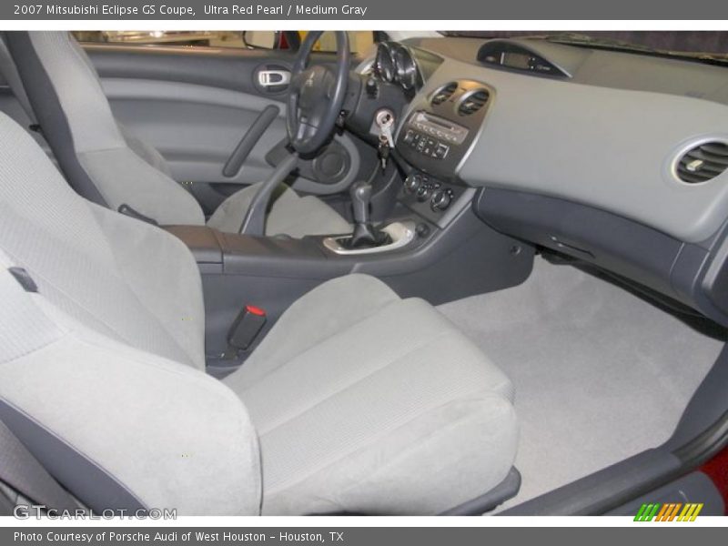 Ultra Red Pearl / Medium Gray 2007 Mitsubishi Eclipse GS Coupe