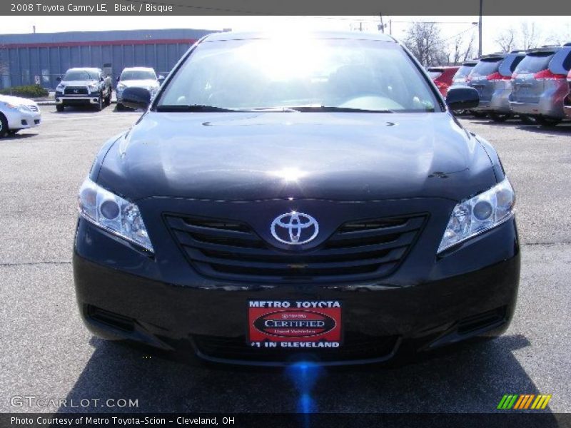 Black / Bisque 2008 Toyota Camry LE