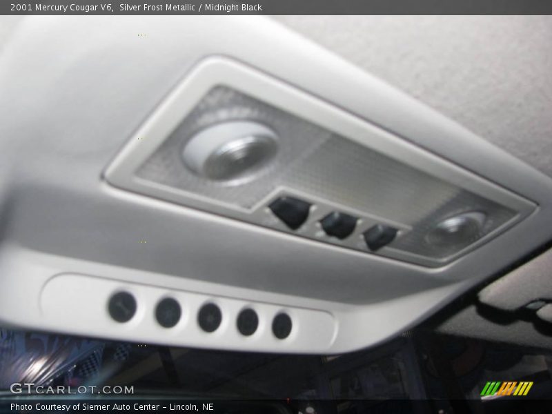 Silver Frost Metallic / Midnight Black 2001 Mercury Cougar V6