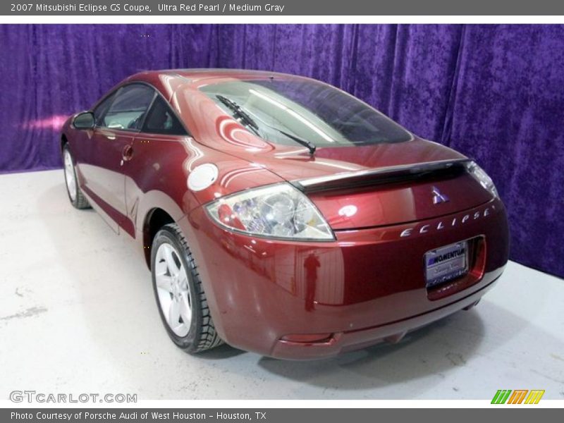 Ultra Red Pearl / Medium Gray 2007 Mitsubishi Eclipse GS Coupe