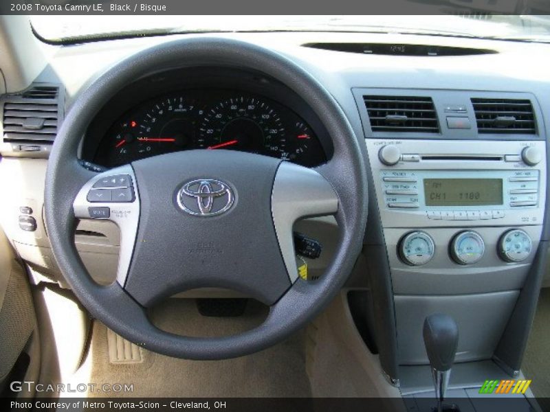 Black / Bisque 2008 Toyota Camry LE