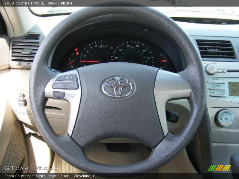 Black / Bisque 2008 Toyota Camry LE