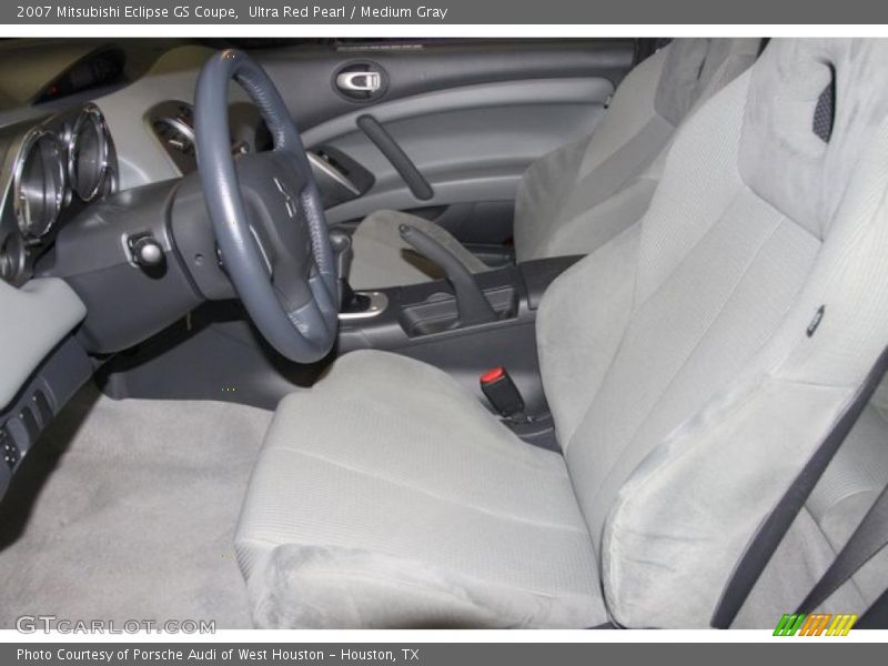Ultra Red Pearl / Medium Gray 2007 Mitsubishi Eclipse GS Coupe