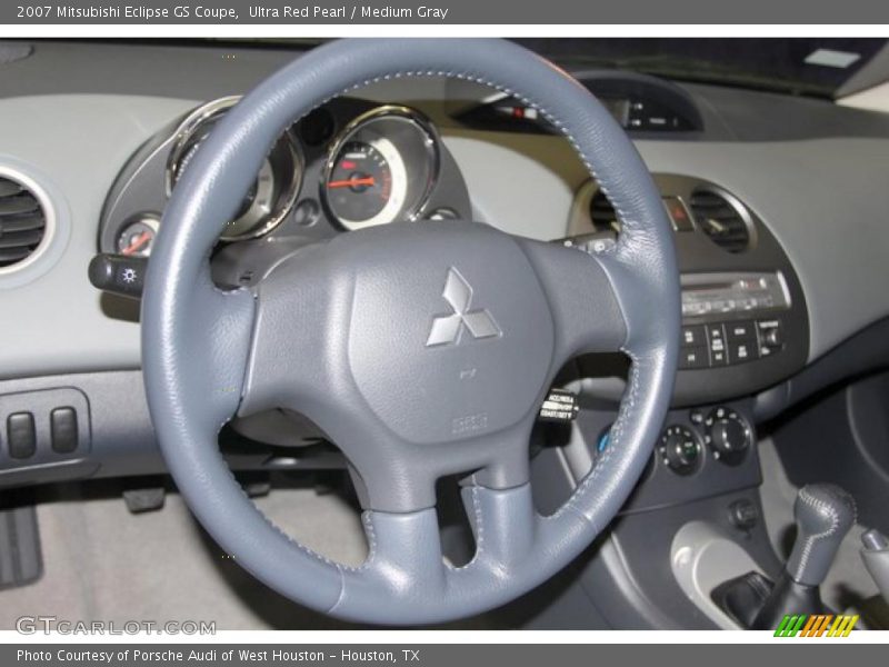 Ultra Red Pearl / Medium Gray 2007 Mitsubishi Eclipse GS Coupe