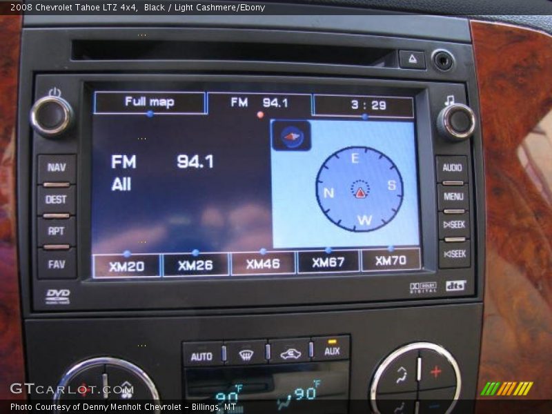 Black / Light Cashmere/Ebony 2008 Chevrolet Tahoe LTZ 4x4