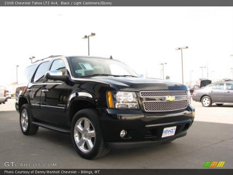 Black / Light Cashmere/Ebony 2008 Chevrolet Tahoe LTZ 4x4