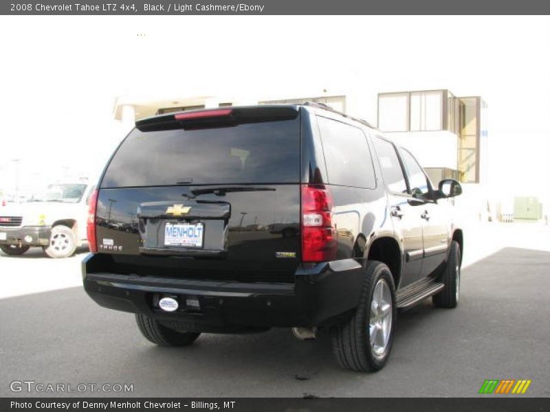 Black / Light Cashmere/Ebony 2008 Chevrolet Tahoe LTZ 4x4