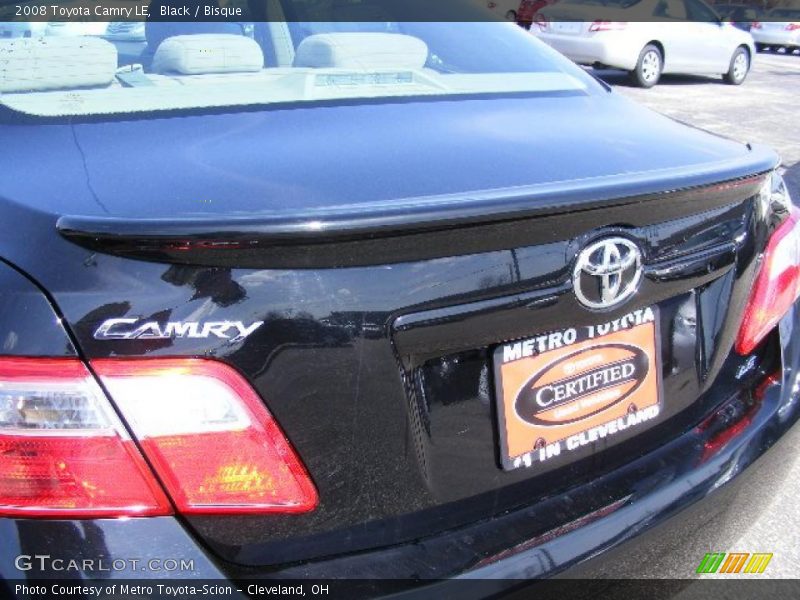 Black / Bisque 2008 Toyota Camry LE