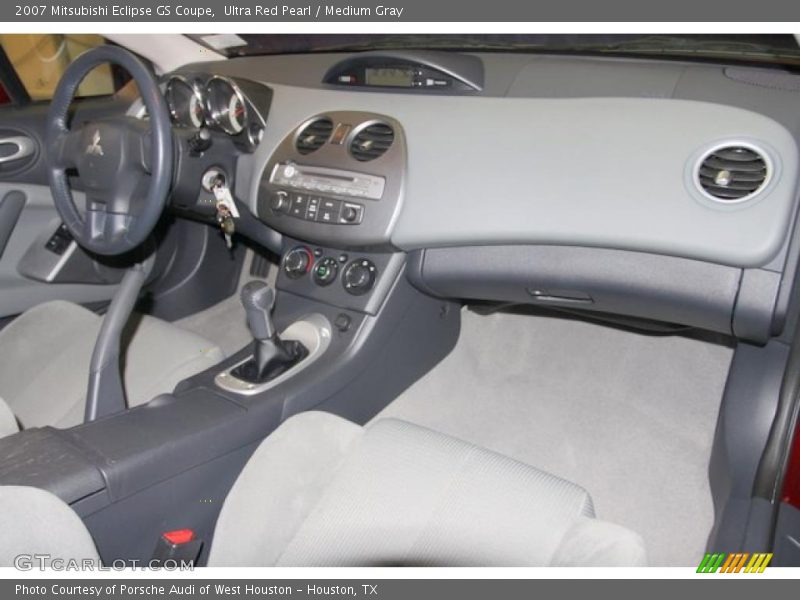 Ultra Red Pearl / Medium Gray 2007 Mitsubishi Eclipse GS Coupe