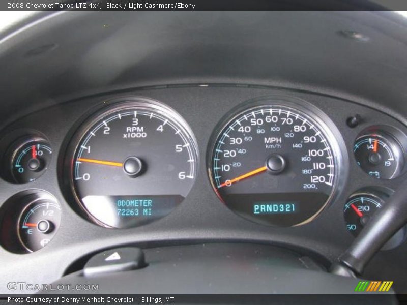 Black / Light Cashmere/Ebony 2008 Chevrolet Tahoe LTZ 4x4