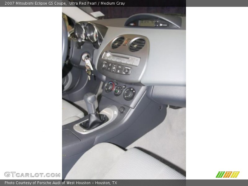 Ultra Red Pearl / Medium Gray 2007 Mitsubishi Eclipse GS Coupe