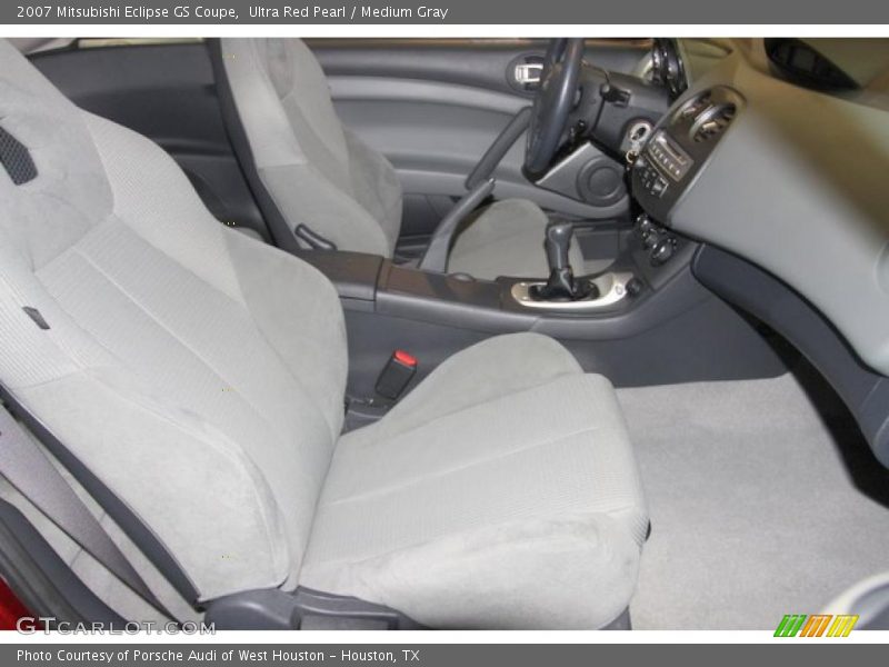 Ultra Red Pearl / Medium Gray 2007 Mitsubishi Eclipse GS Coupe