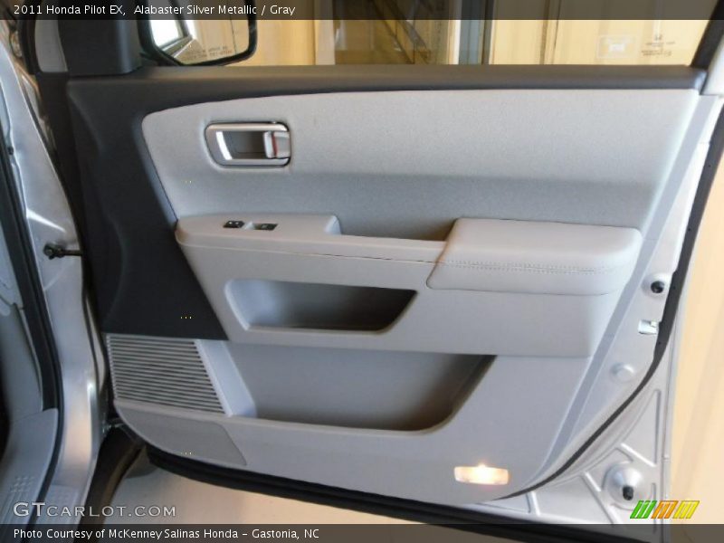 Alabaster Silver Metallic / Gray 2011 Honda Pilot EX
