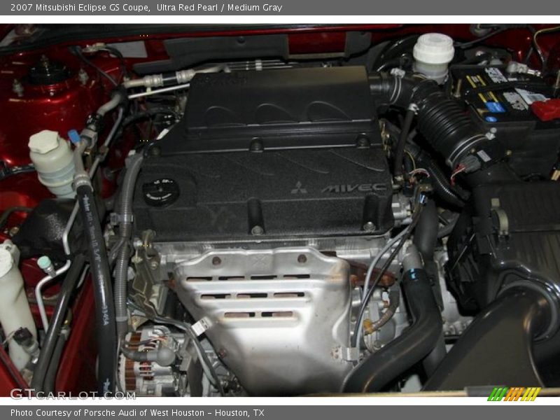 Ultra Red Pearl / Medium Gray 2007 Mitsubishi Eclipse GS Coupe