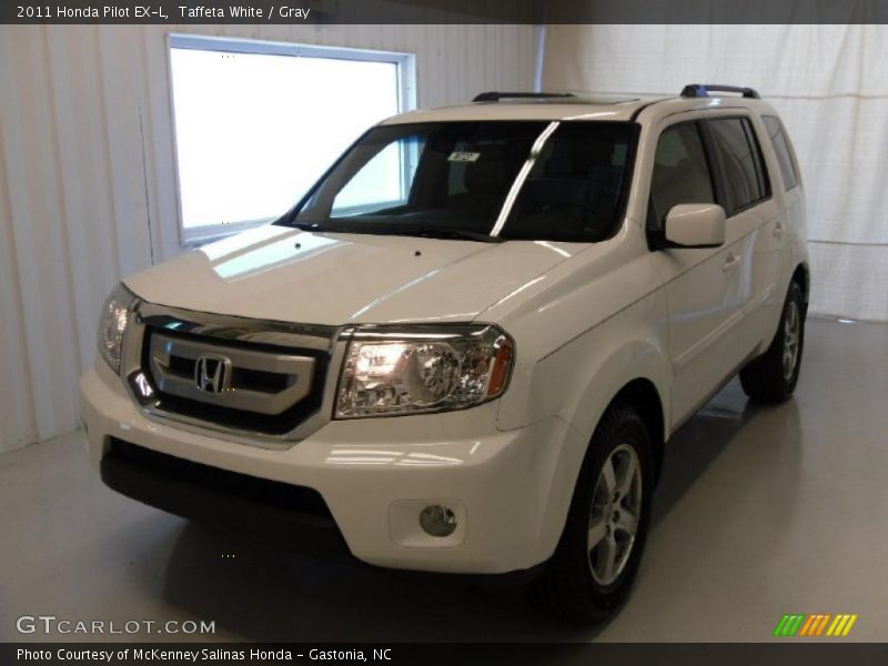Taffeta White / Gray 2011 Honda Pilot EX-L