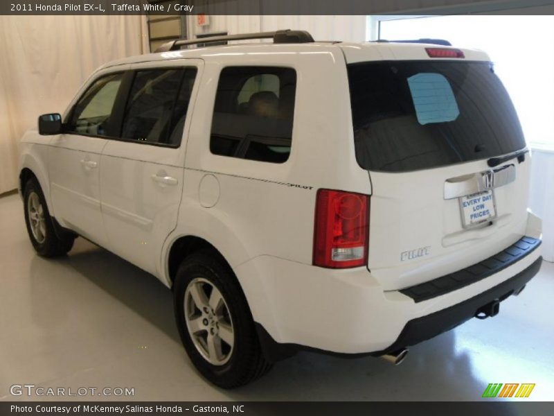 Taffeta White / Gray 2011 Honda Pilot EX-L