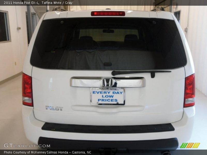 Taffeta White / Gray 2011 Honda Pilot EX-L