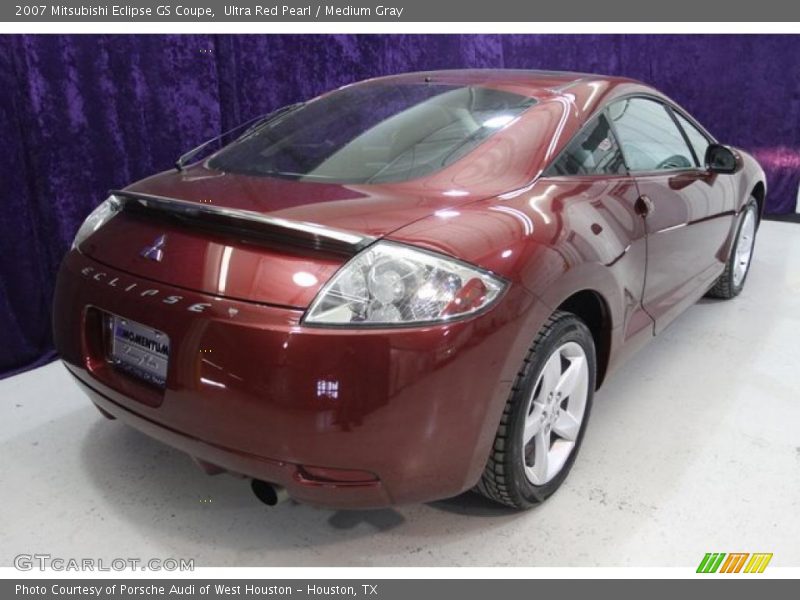 Ultra Red Pearl / Medium Gray 2007 Mitsubishi Eclipse GS Coupe