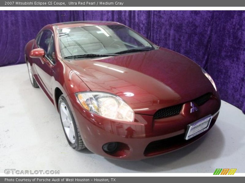 Ultra Red Pearl / Medium Gray 2007 Mitsubishi Eclipse GS Coupe