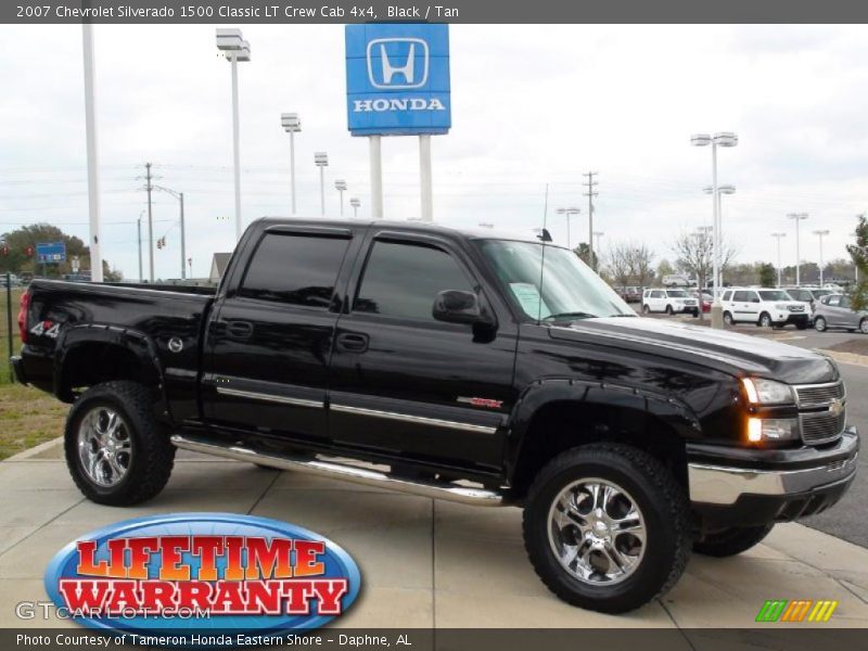 Black / Tan 2007 Chevrolet Silverado 1500 Classic LT Crew Cab 4x4