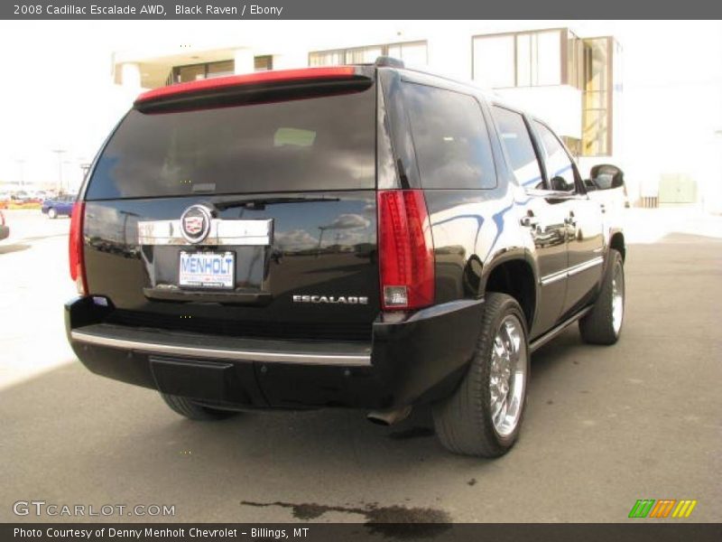 Black Raven / Ebony 2008 Cadillac Escalade AWD