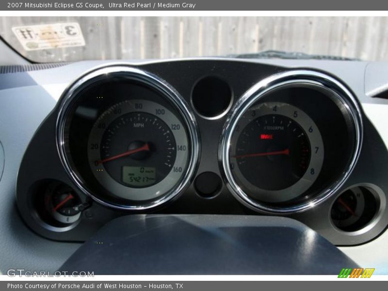 Ultra Red Pearl / Medium Gray 2007 Mitsubishi Eclipse GS Coupe