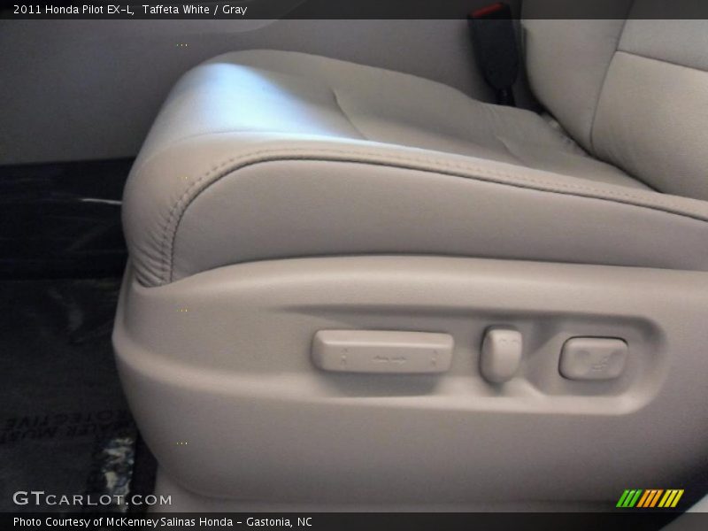 Taffeta White / Gray 2011 Honda Pilot EX-L