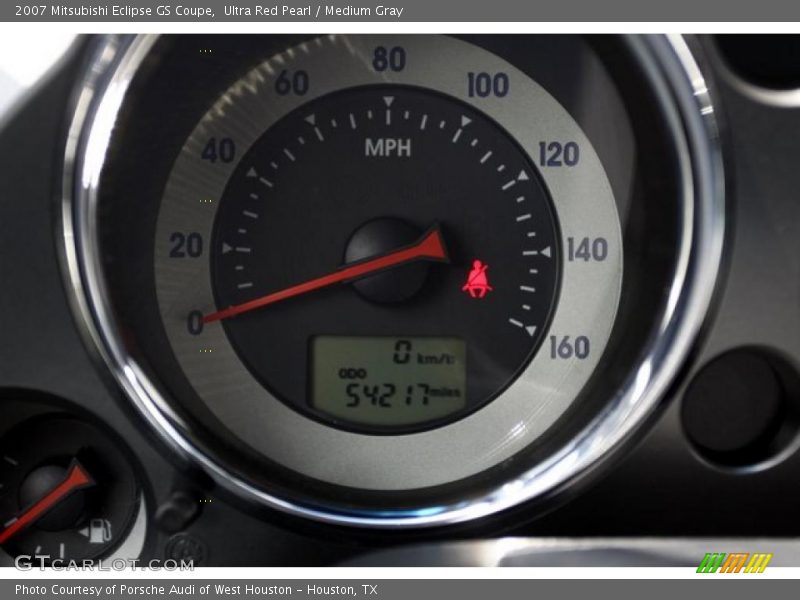 Ultra Red Pearl / Medium Gray 2007 Mitsubishi Eclipse GS Coupe